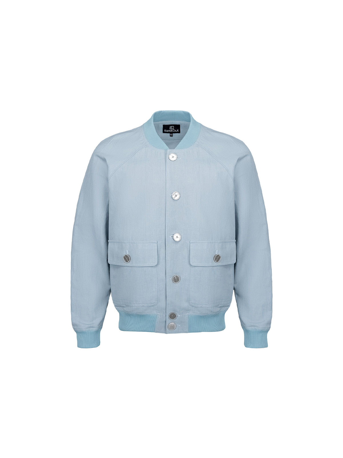 Бомбер льняной