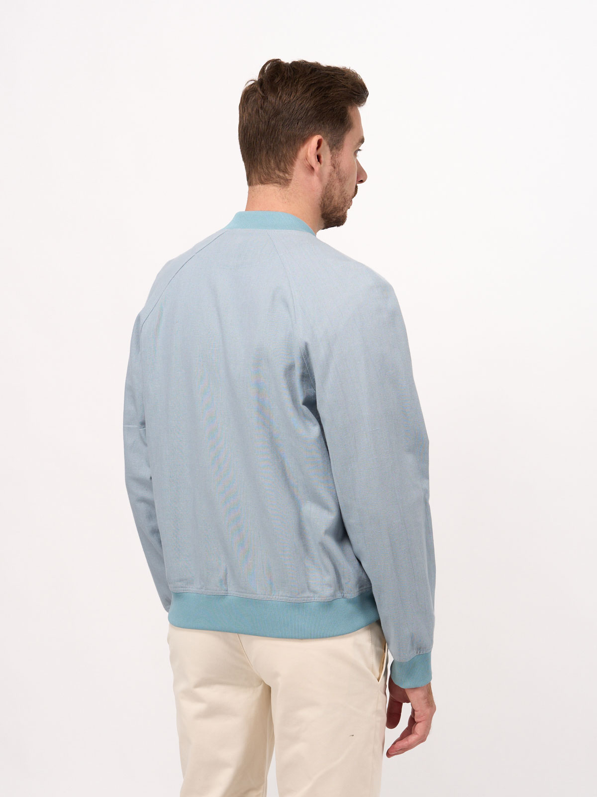 Бомбер льняной