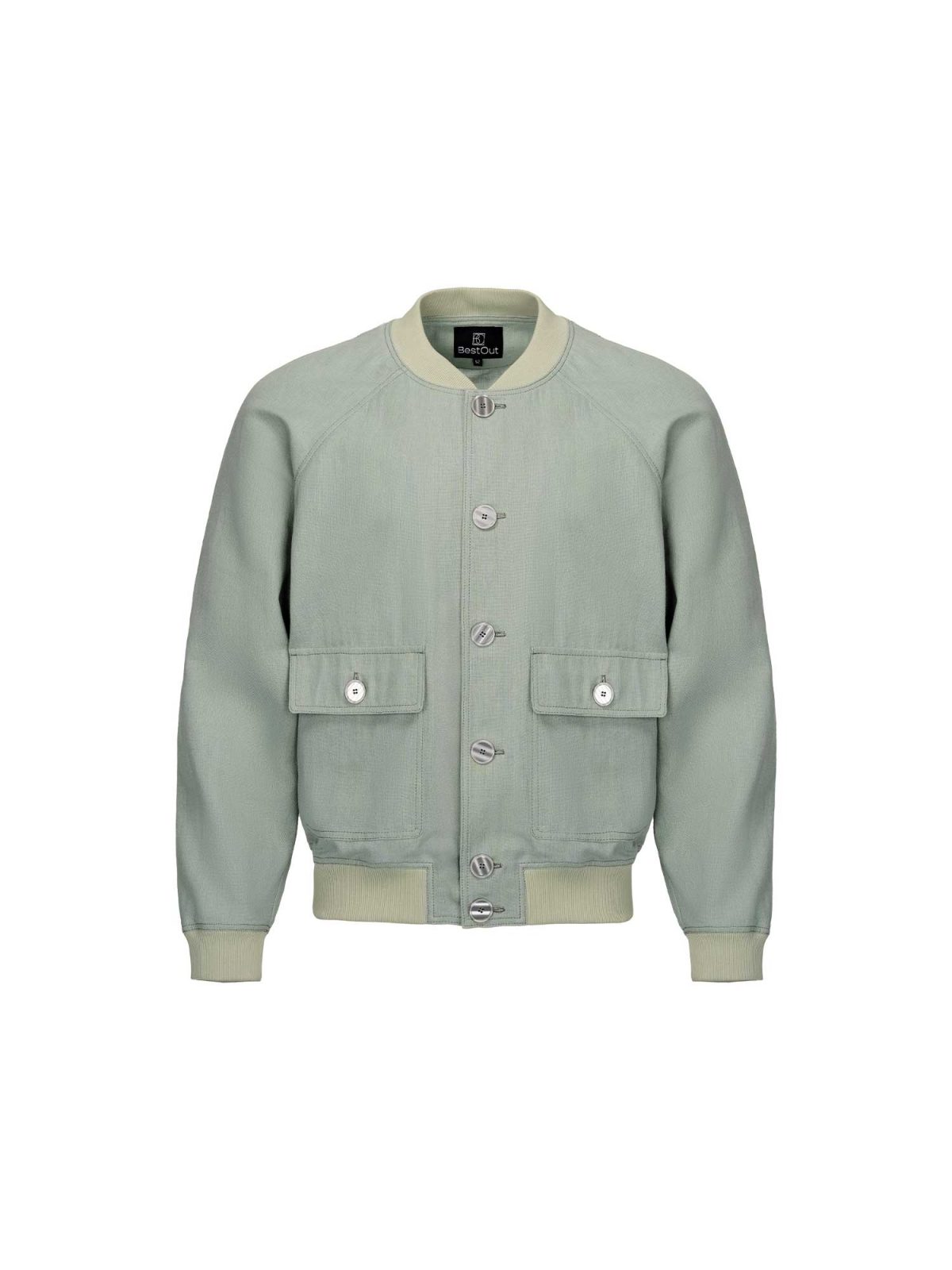 Бомбер льняной