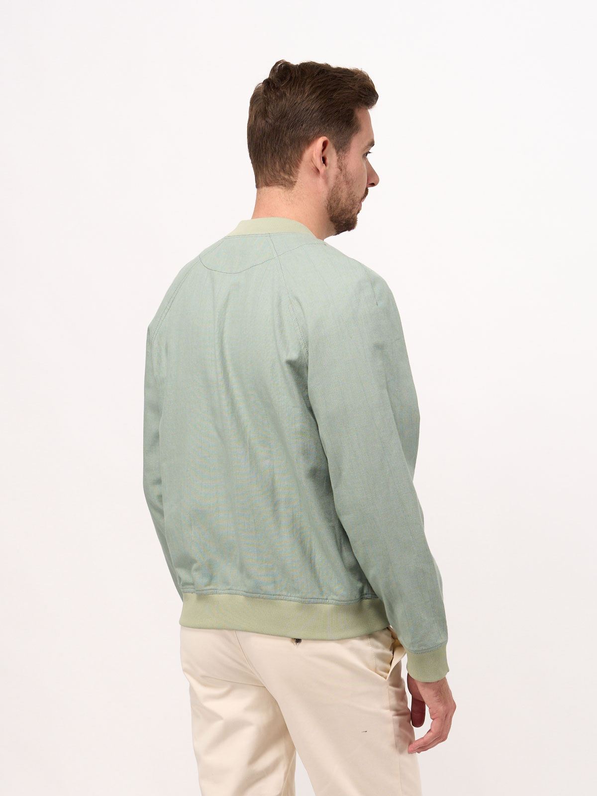 Бомбер льняной