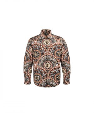 Рубашка из хлопка и льна