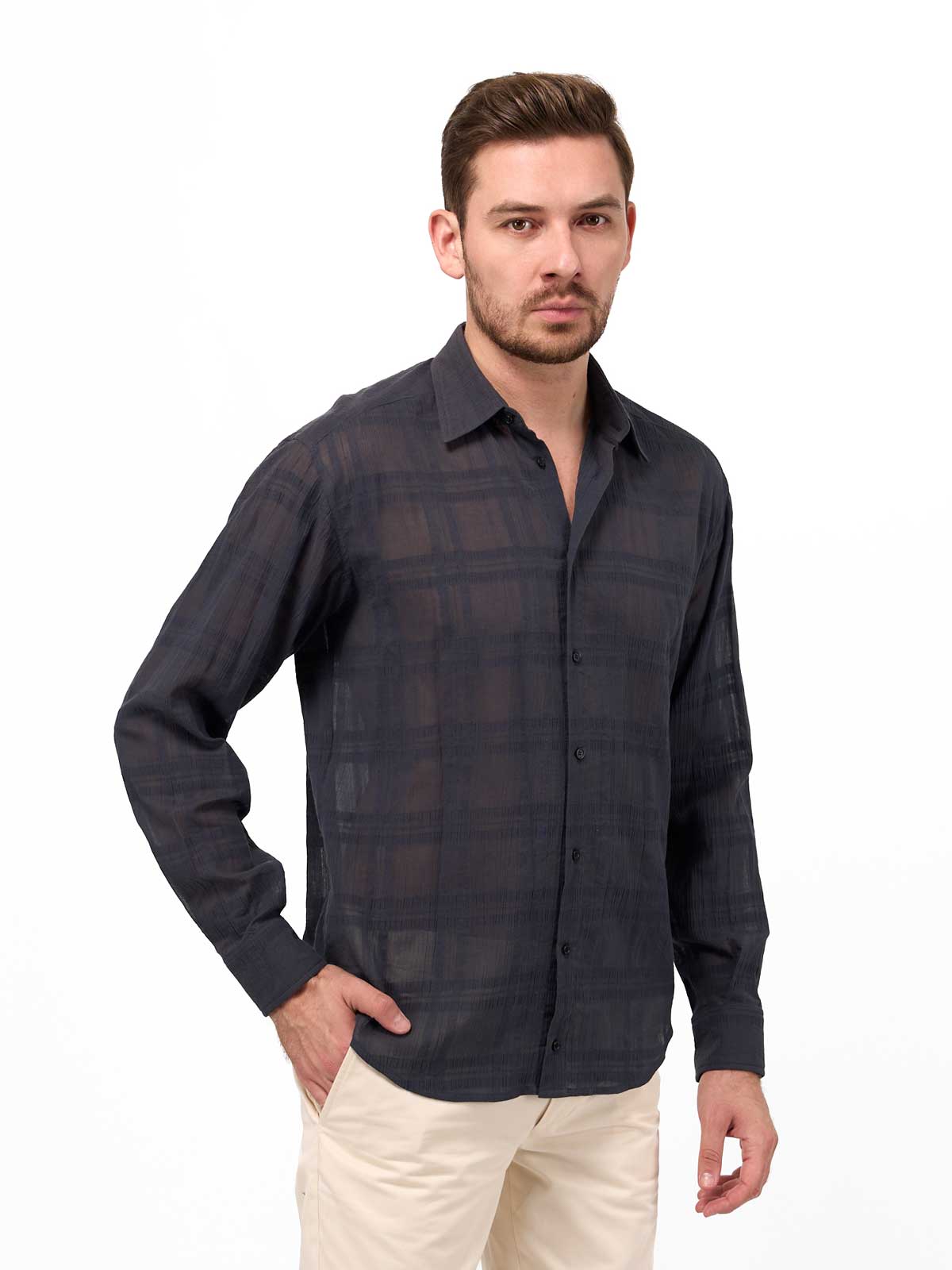 Рубашка прямого силуэта