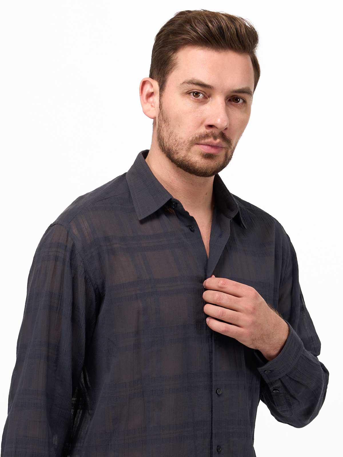 Рубашка прямого силуэта