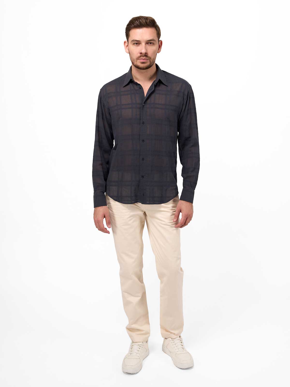 Рубашка прямого силуэта