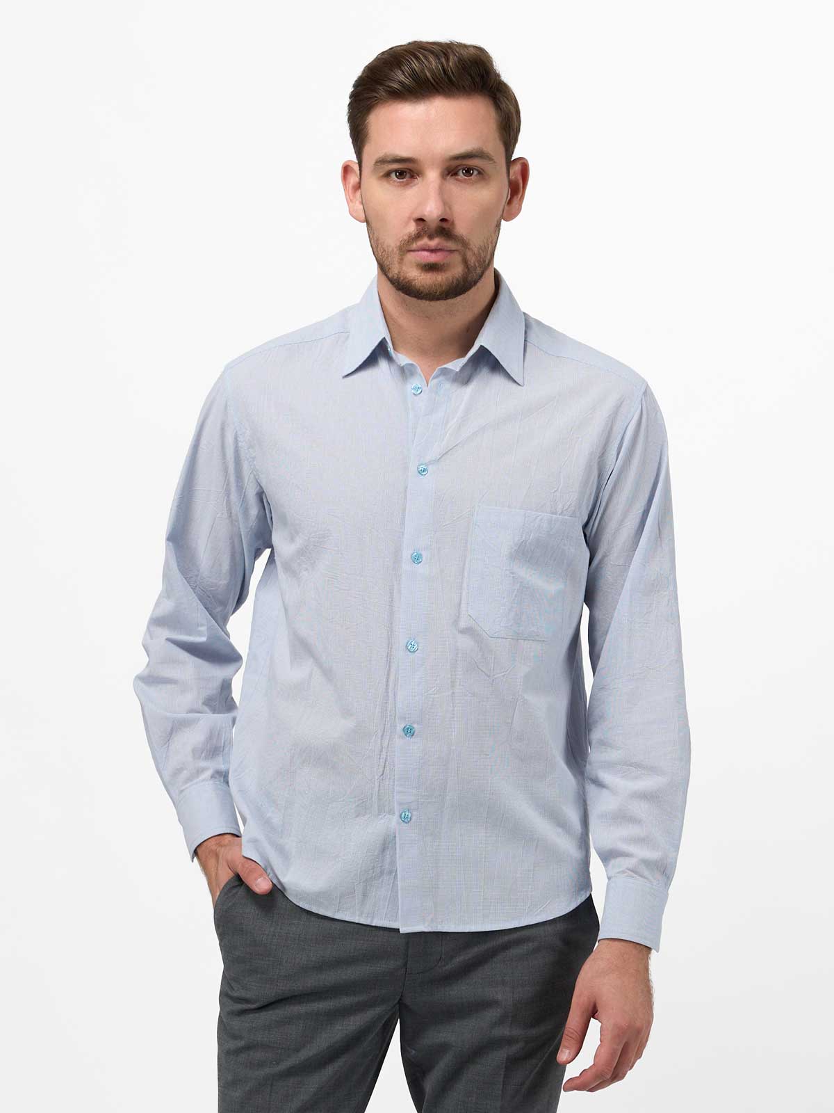 Рубашка из хлопка крэш