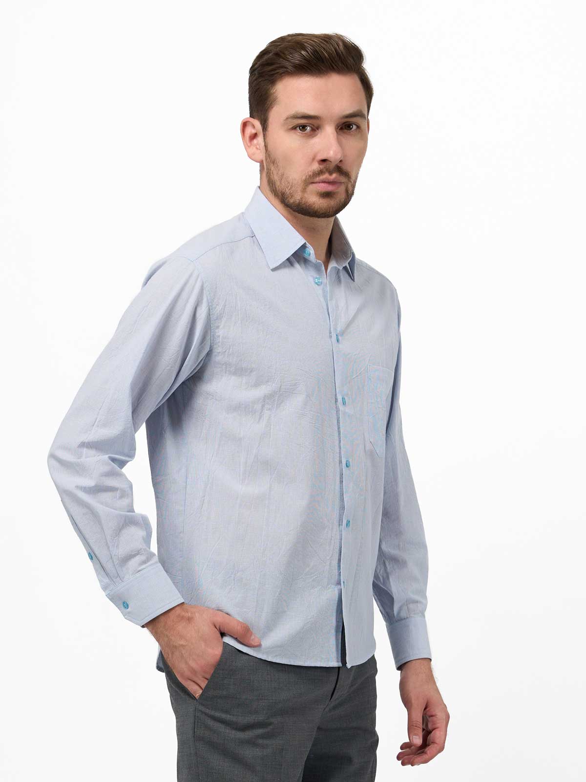 Рубашка из хлопка крэш