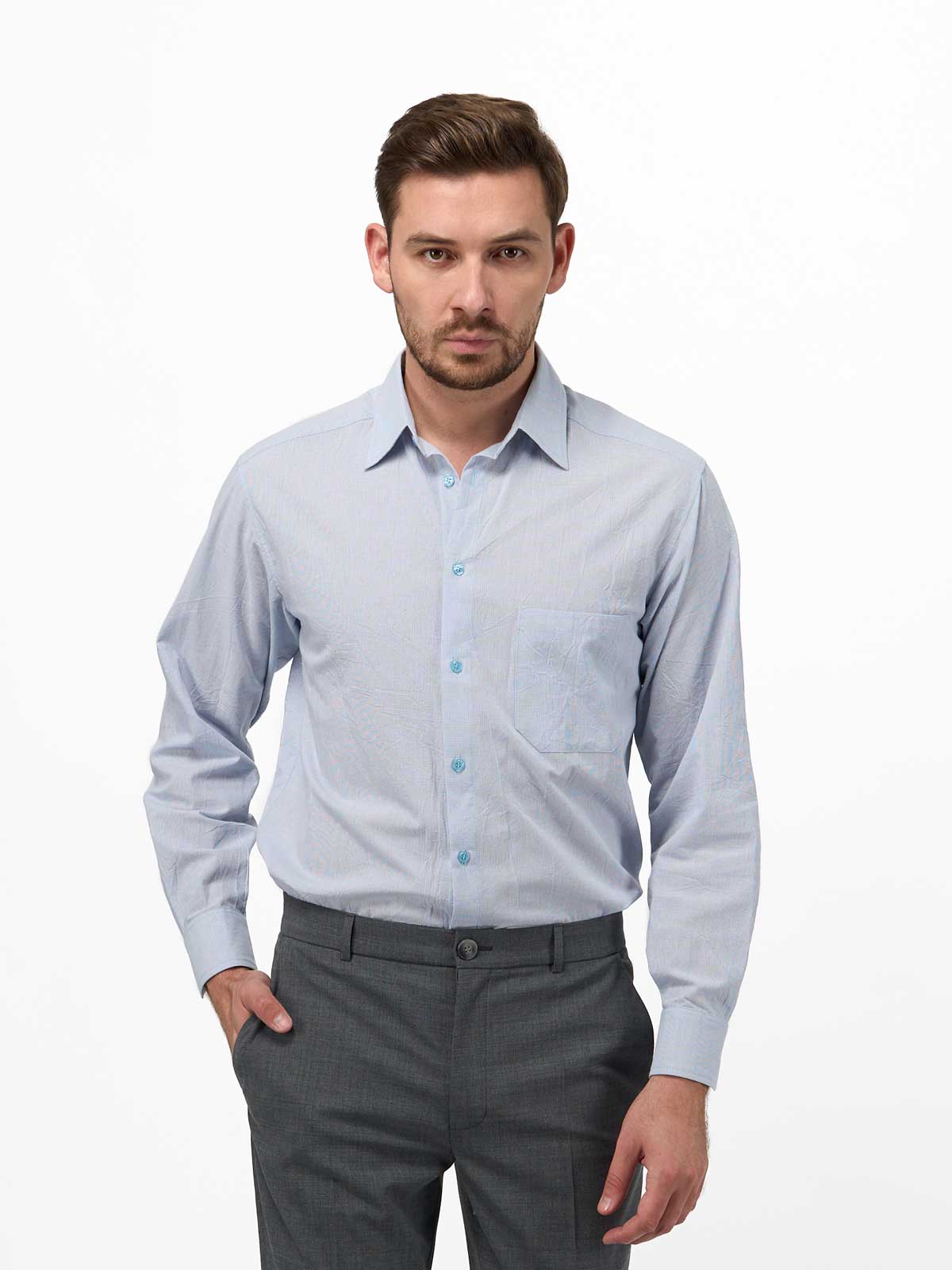 Рубашка из хлопка крэш