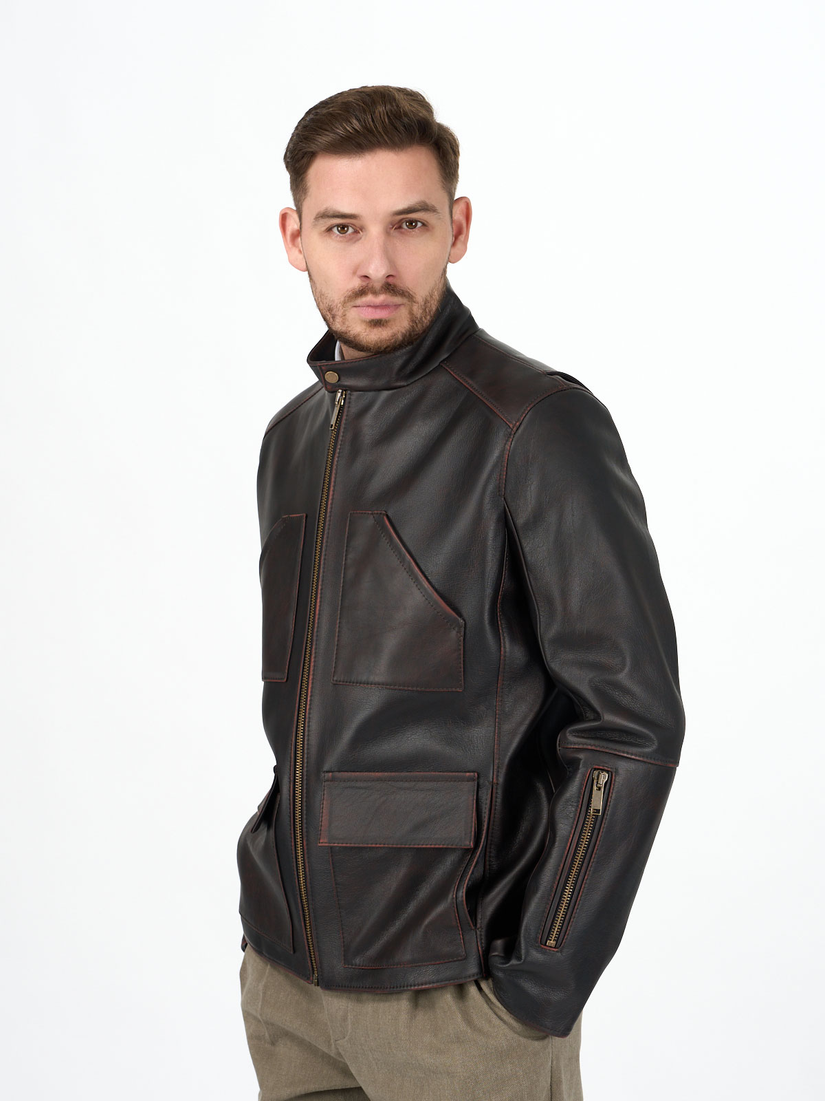 Куртка тертая